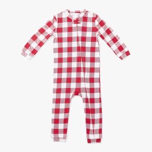 Holiday Silky Tencel Check Baby Pajama - PBK